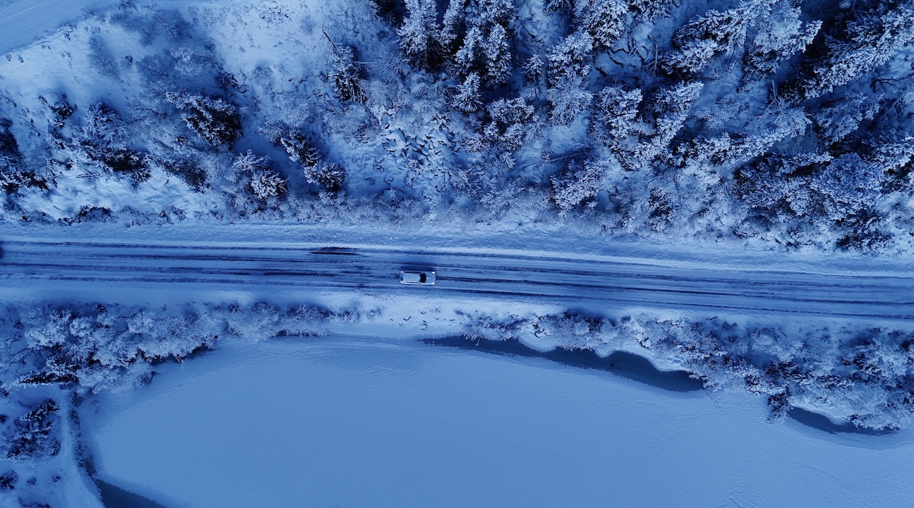 Transport Birds Eye View Winter