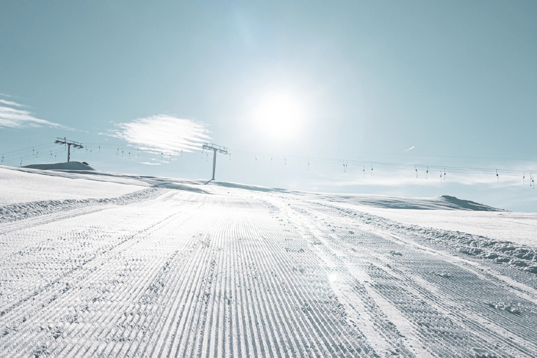 CTA Ski Freshly Groomed Slopes on Chaux Ronde