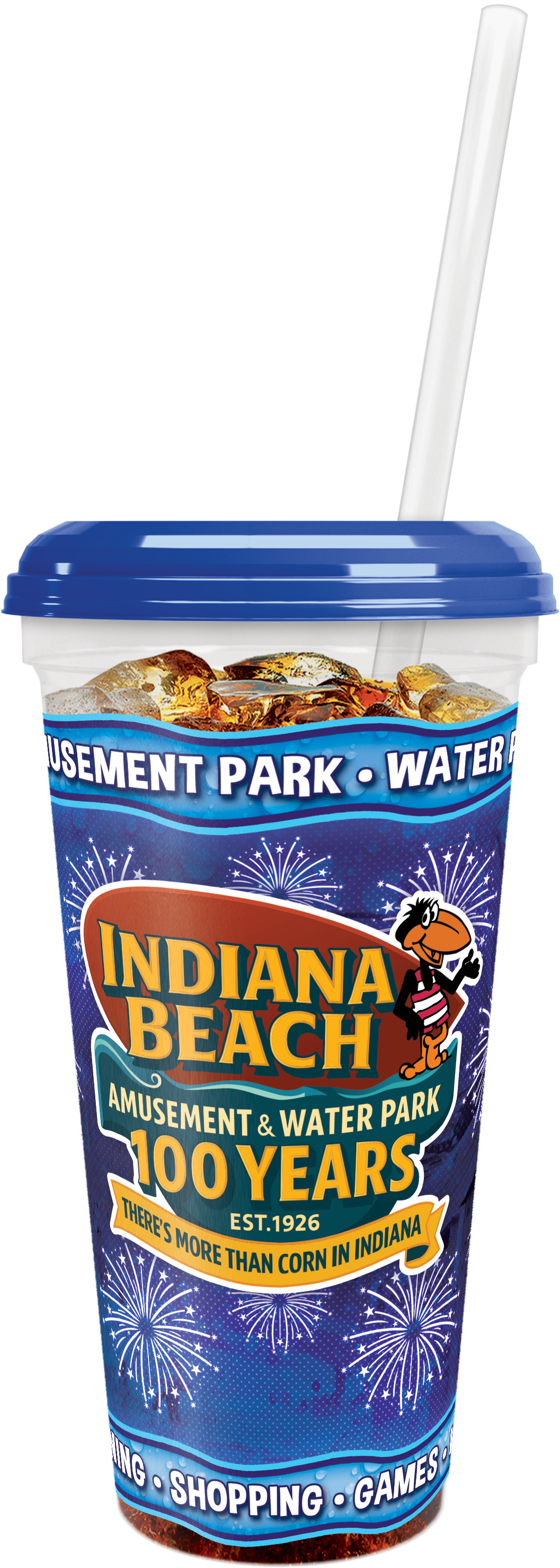 Indiana Beach 100th Anniversary souvenir cup