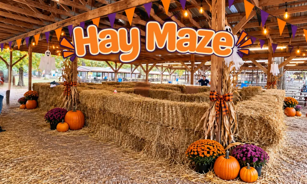 Family Hay Maze at Lake Winnie