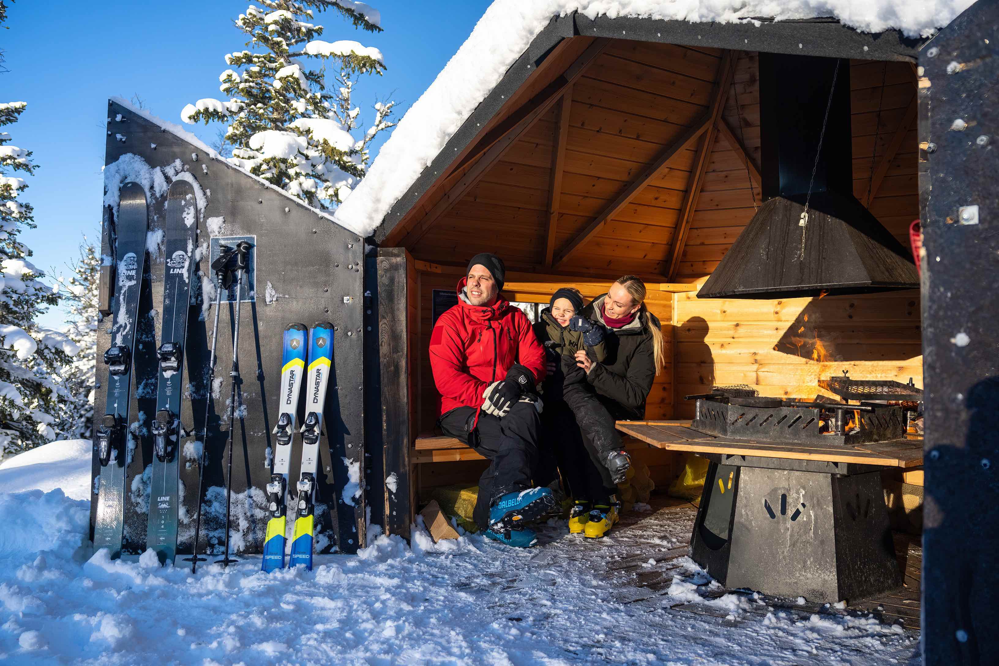 Gausta Skisenter Grillhytte Vinter Yngve Ask15 Liten