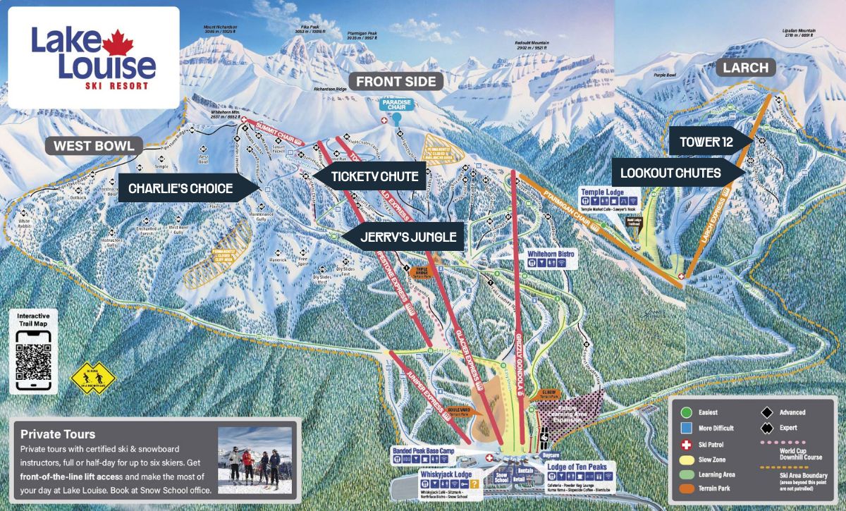 Lake Louise Map1