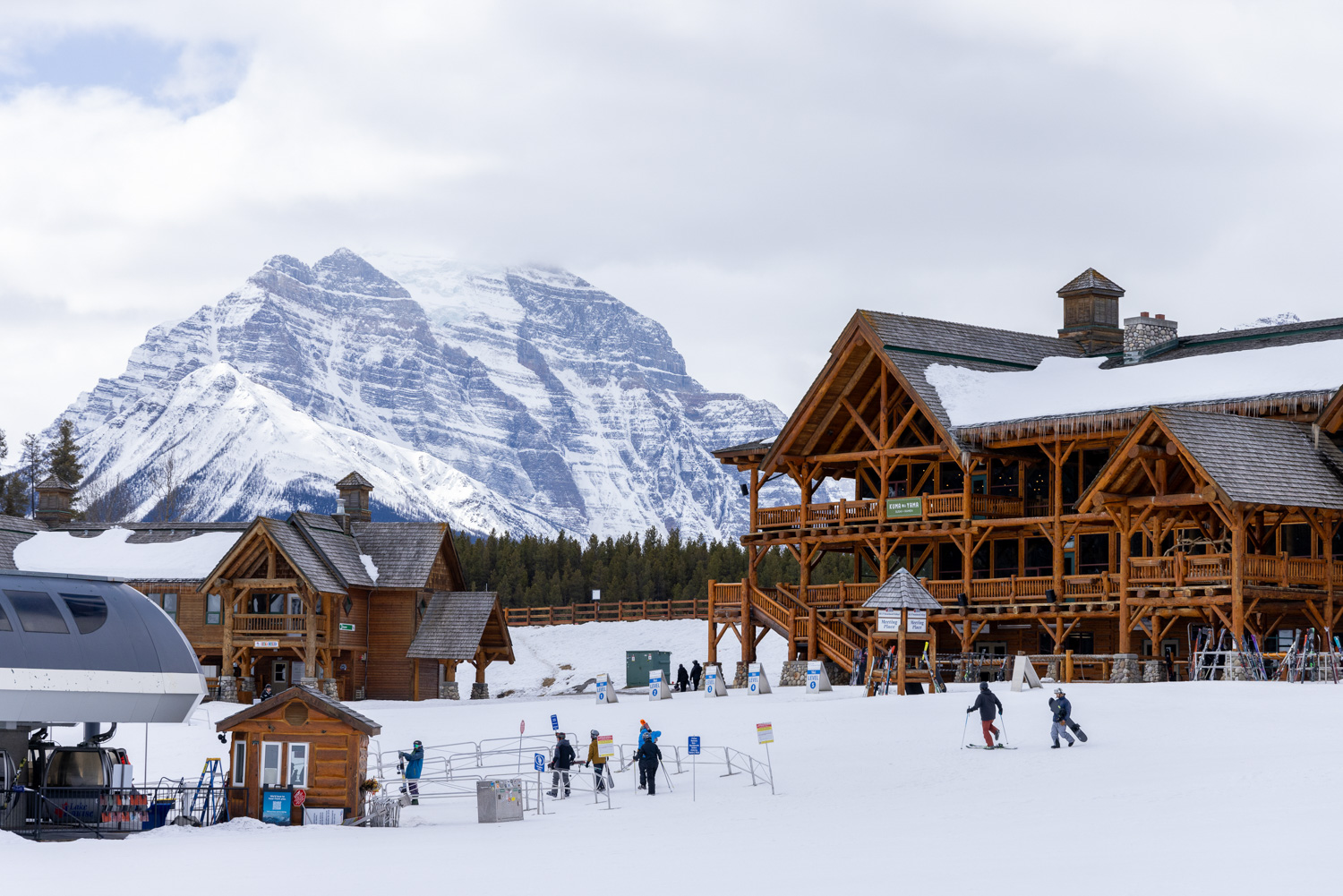 Ski Lodge at Lake Louise Ski Resort | Dan Evans