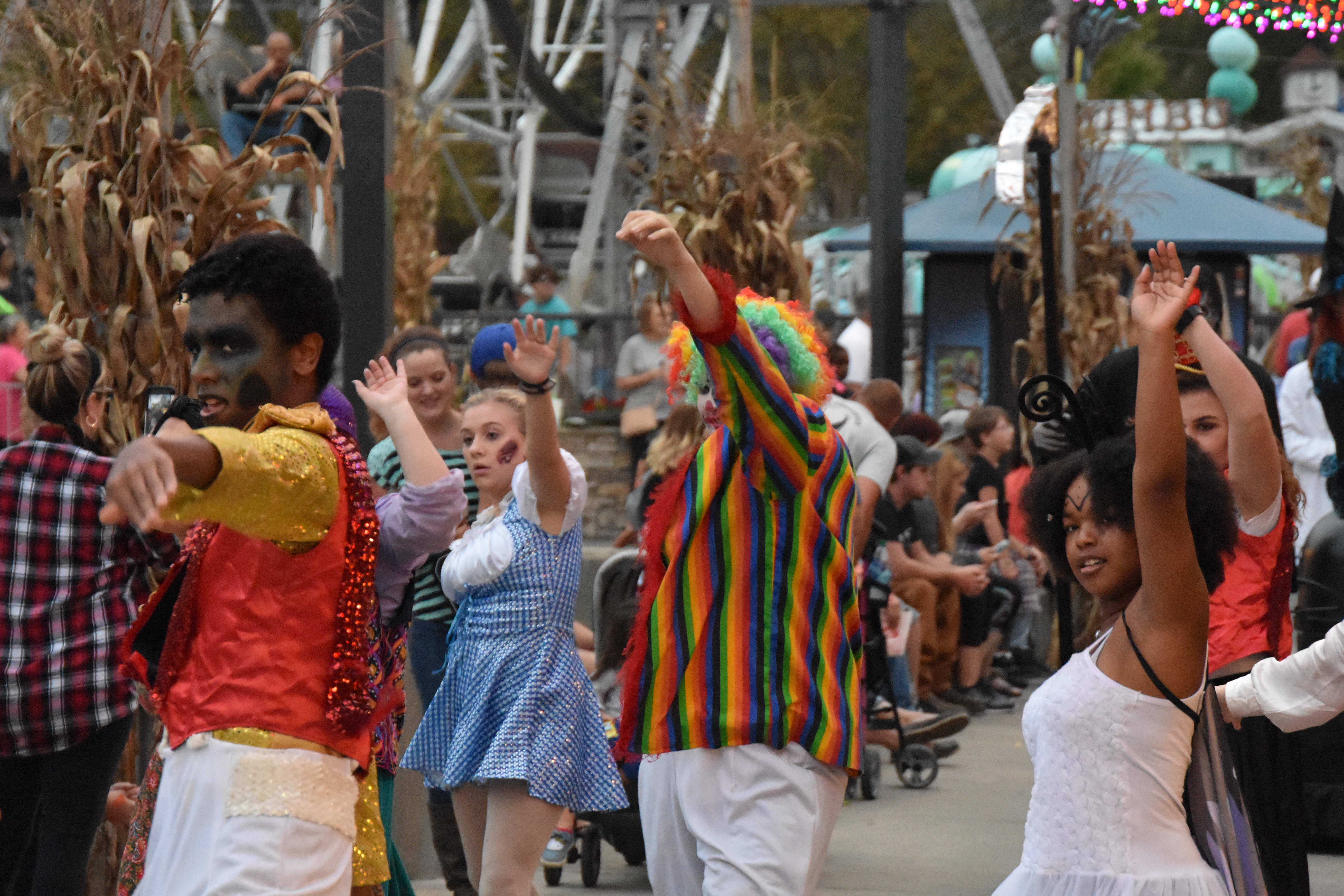 Spookah dancers performing at Lake Winnie