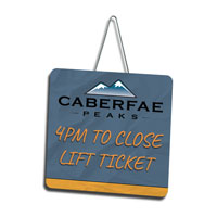 4 PM - Close Lift Ticket [Caberfae]
