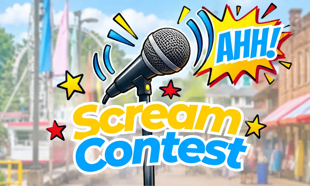 Kids Scream Contest at Lake Winnie