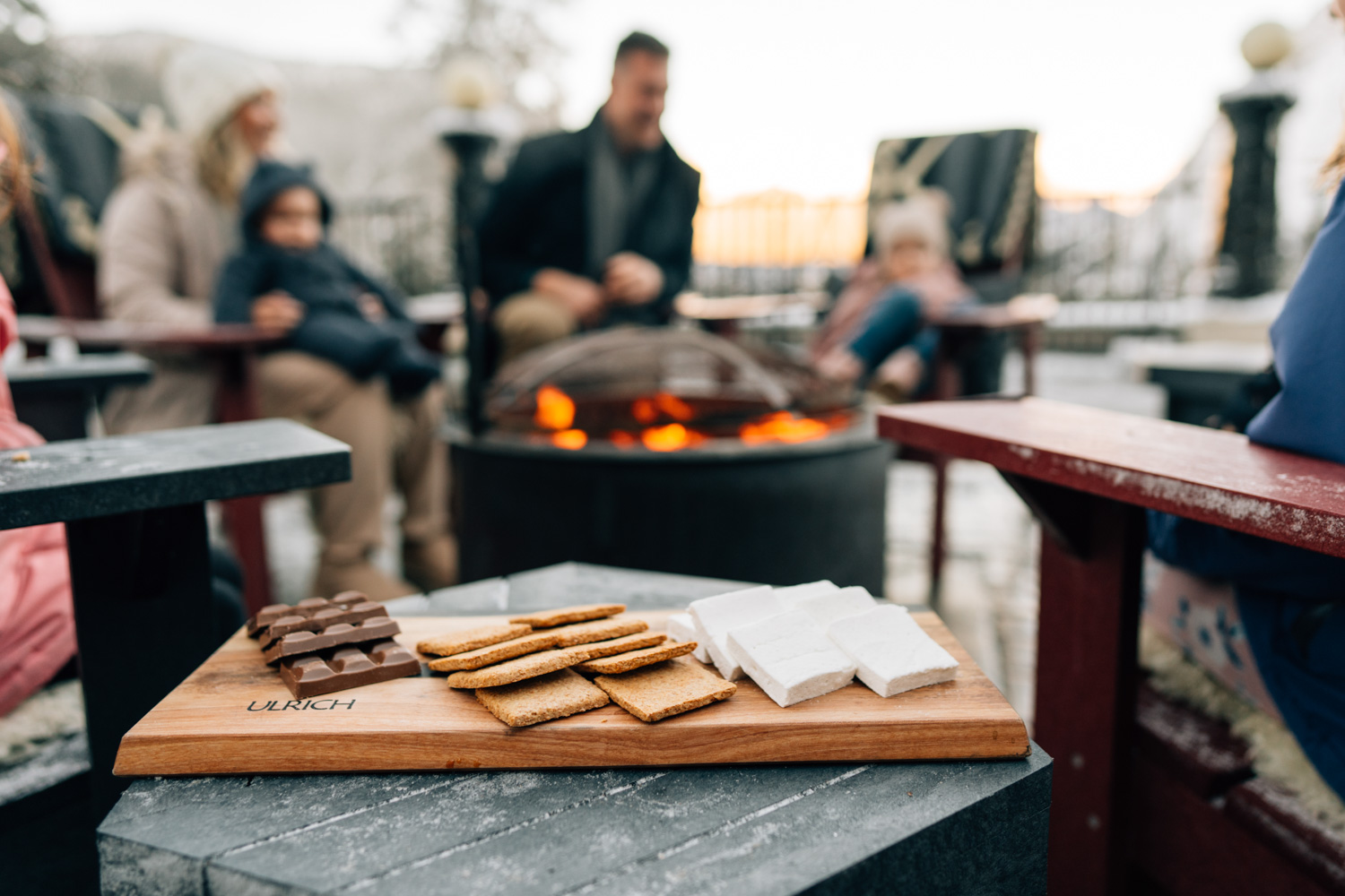Private Fire Pit & S'mores at the Fairmont Banff Springs