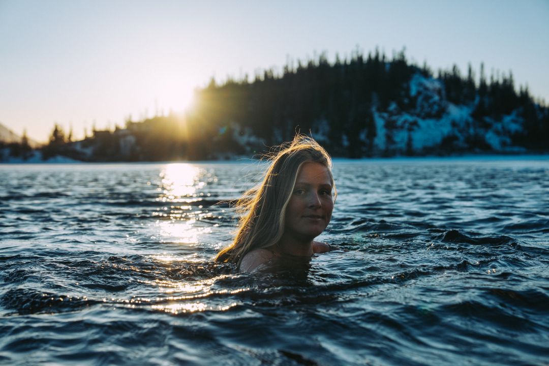 Flytende Sauna Stemning Vann 