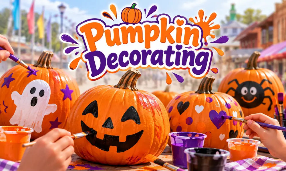 Pumpkin Decorating at Lake Winnie