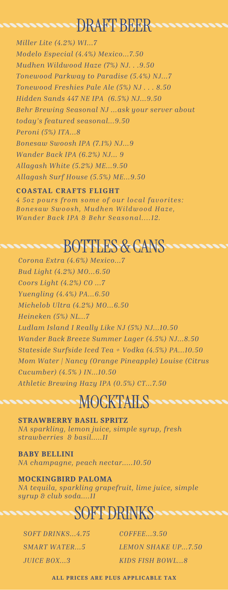 Drinks Menu 2