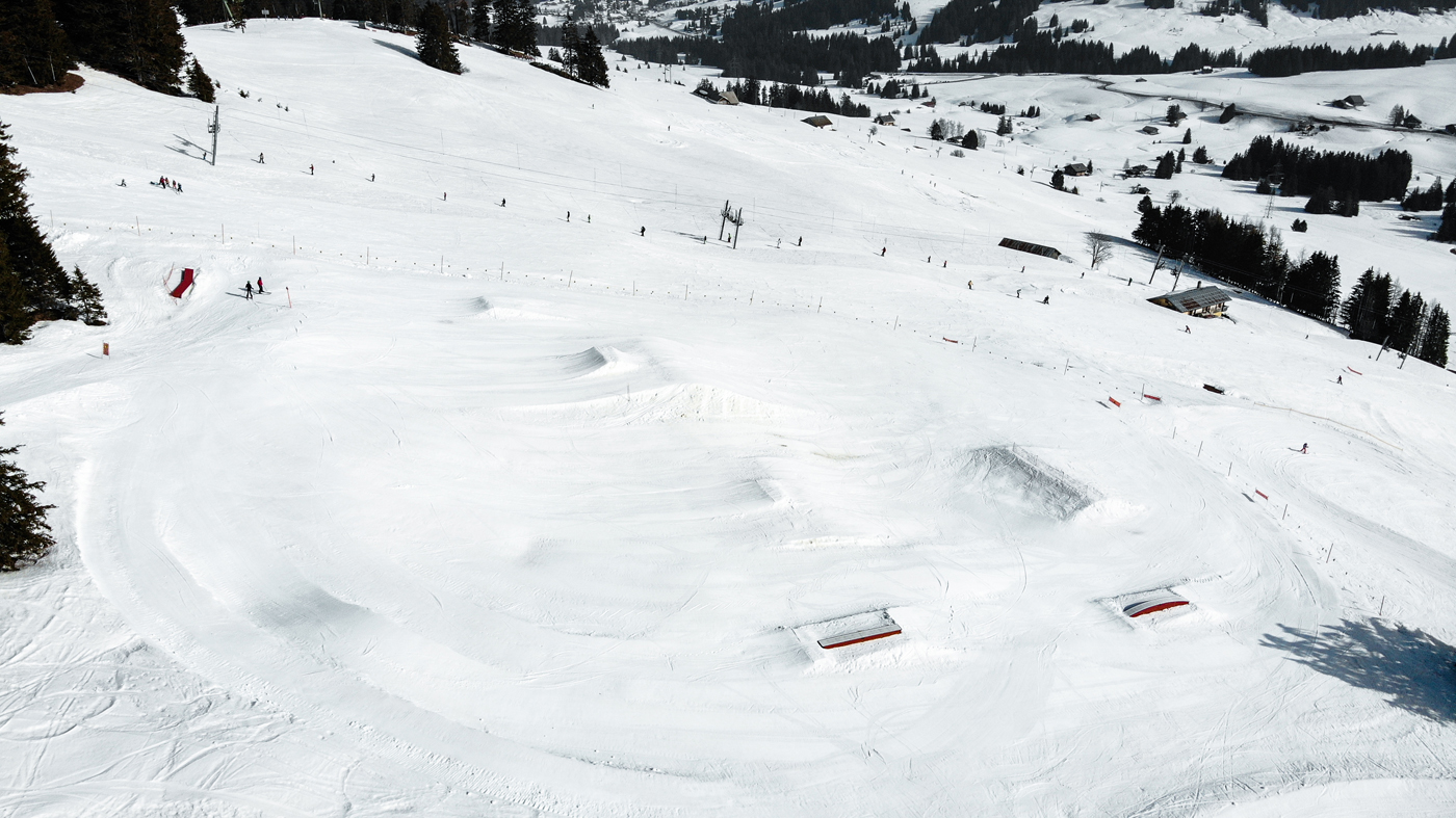 Boardercross Snowpark Les Mosses 1