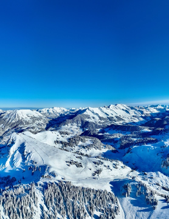 Hero Mobile View of Villars Gryon Diablerets Ski Domain From Above