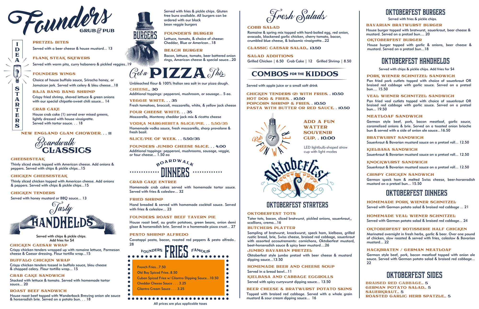 Full Menu 2026