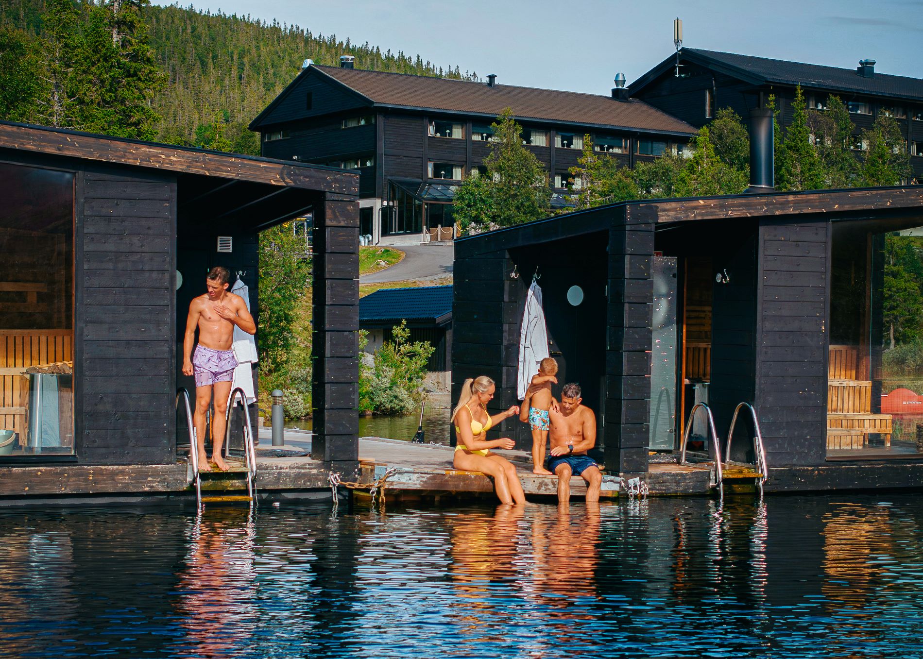 Flytende Badstue Sommer Helse Og Velvære (34) Stemning Liten