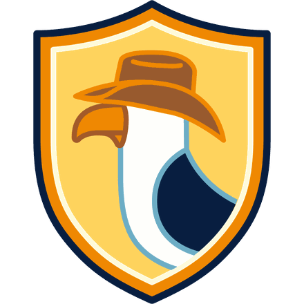 Das First Rodeo badge