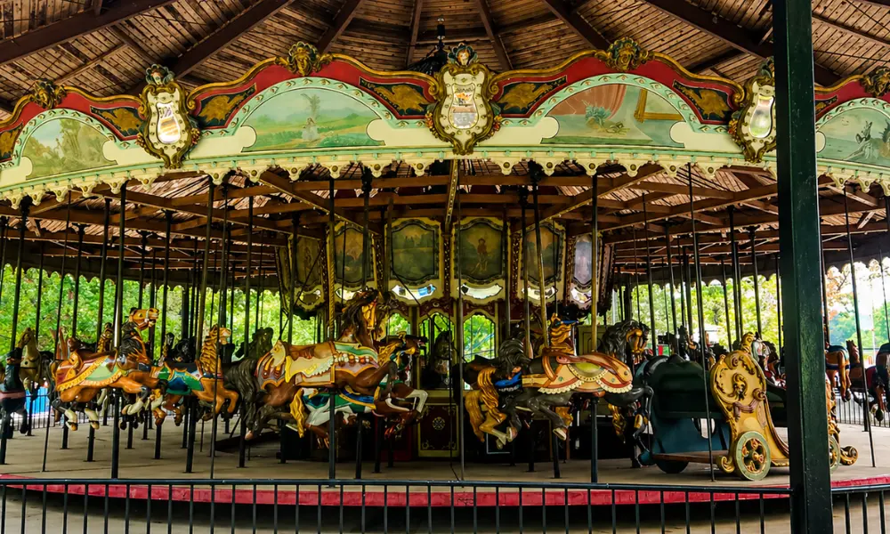 Antique Carousel at Lake Winnepesaukah